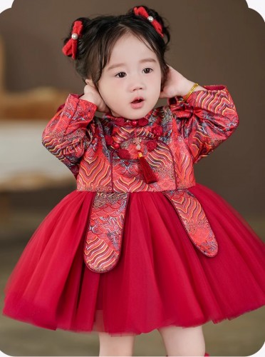 秋冬中式旗袍 / 女童公主裙 / 拜年服 / 禮服裙
