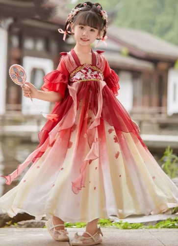 夏季女童漢服 / 兒童公主裙