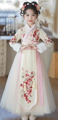 秋冬女童漢服 / 兒童唐裝