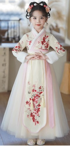 秋冬女童漢服 / 兒童唐裝
