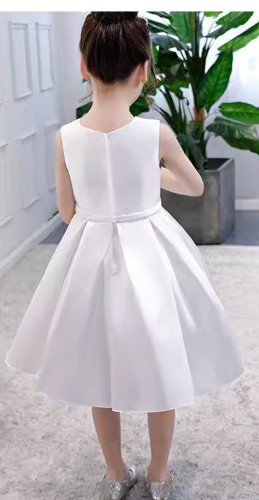 女童緞面公主裙 / 主持人服 / 演出服 / 晚禮服