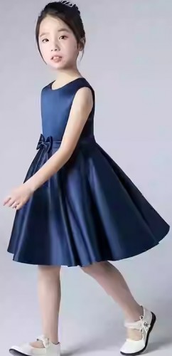 女童緞面公主裙 / 主持人服 / 演出服 / 晚禮服