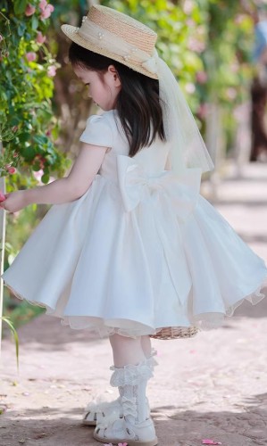夏季短袖女孩婚紗 / 花女裙 / 女童公主裙 / 主持人服