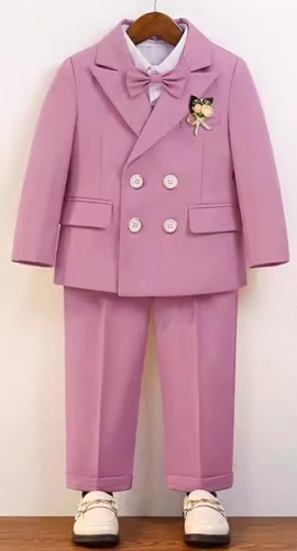 春秋男童英倫西裝 / 花仔服 / 主持人服 / 演出服 ( 六件套 )