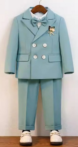 春秋男童英倫西裝 / 花仔服 / 主持人服 / 演出服 ( 六件套 )