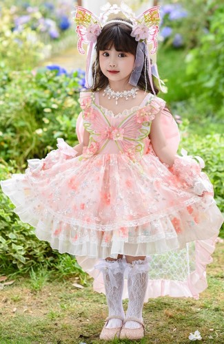 夏裝女童連身公主裙 / 表演服
