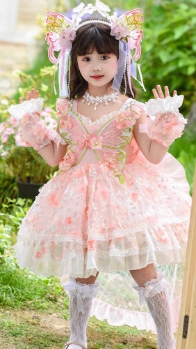 夏裝女童連身公主裙 / 表演服