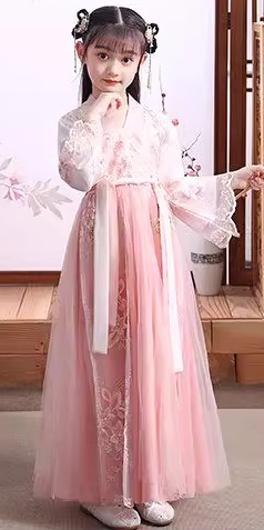 夏季女孩漢服 / 兒童古裝襦裙 (星空款)