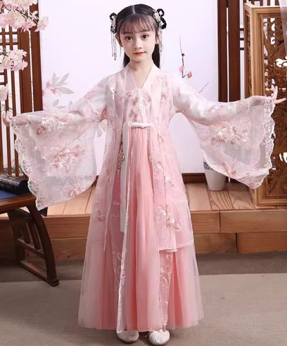 夏季女孩漢服 / 兒童古裝襦裙 (星空款)