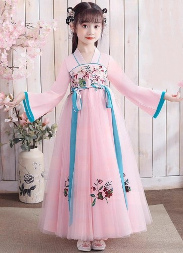 春夏女童漢服 / 兒童古裝公主裙