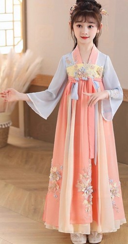 春夏女童漢服 / 兒童古裝公主裙