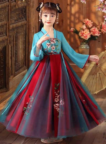 春夏女童漢服 / 兒童古裝公主裙