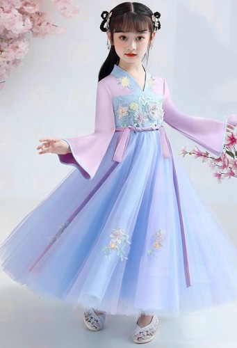 春夏女童漢服 / 兒童古裝公主裙
