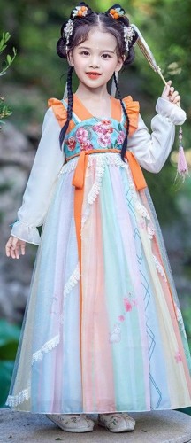 春夏女童漢服 / 兒童古裝公主裙