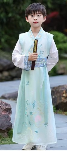 春秋款兒童漢服 / 女童唐裝 / 演出服