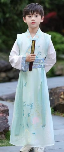 春秋款兒童漢服 / 女童唐裝 / 演出服