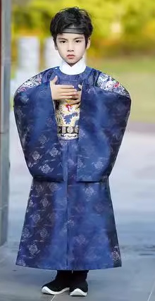 兒童古裝圓領龍袍服 / 演出服