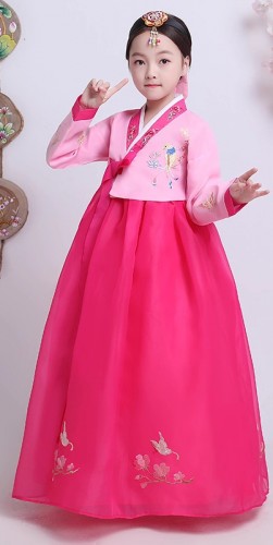 女童韓服 / 女童朝鮮民族服 / 女童少數民族族服 / 演出服