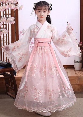春秋女童漢服 / 女童襦裙 / 女童古裝 / 演出服