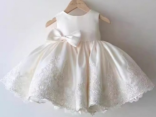 夏季女童婚紗 / 花女裙 / 女童蝴蝶結公主裙 / 女童禮服裙 / 表演服
