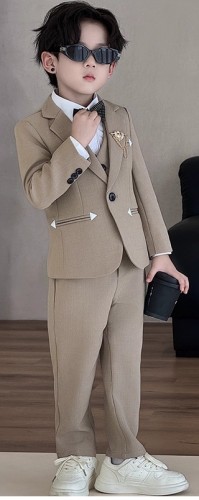 春秋男童英倫西裝 / 花童服 / 主持人服 / 演出服 ( 六件套 )