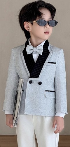 男童英倫西裝 / 花童服 / 主持人服 / 演出服 ( 五件套 )