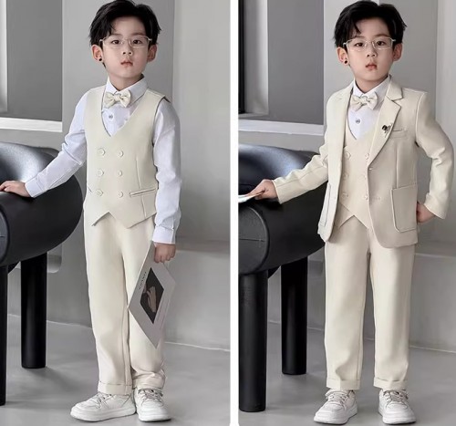 男童英倫西裝 / 花仔服 / 主持人服 / 宴會服 / 演出服 ( 6件套 )