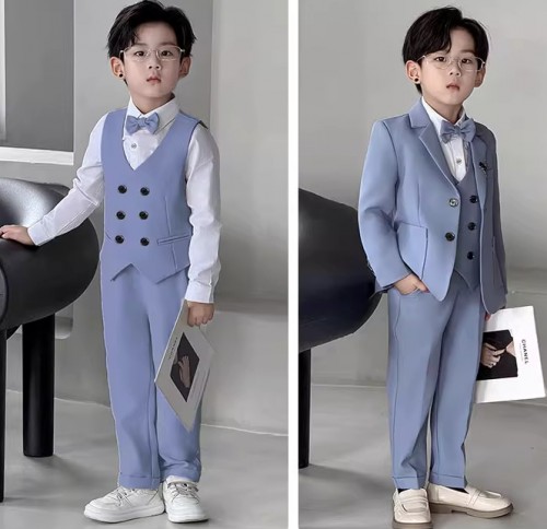 男童英倫西裝 / 花仔服 / 主持人服 / 宴會服 / 演出服 ( 6件套 )