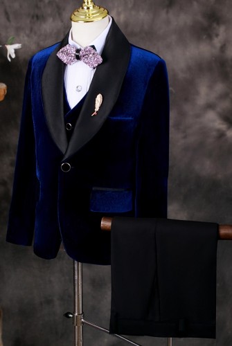 秋冬男童英倫絲絨西裝 / 花仔服 / 主持人服 / 演出服