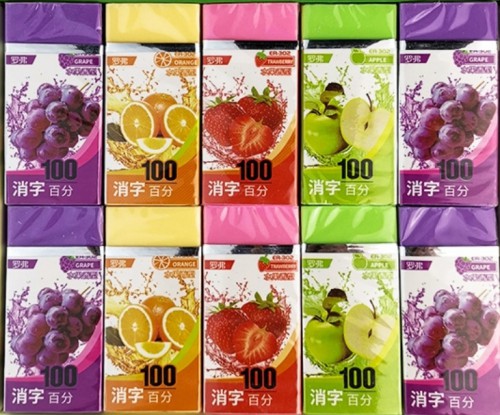 水果香味擦膠